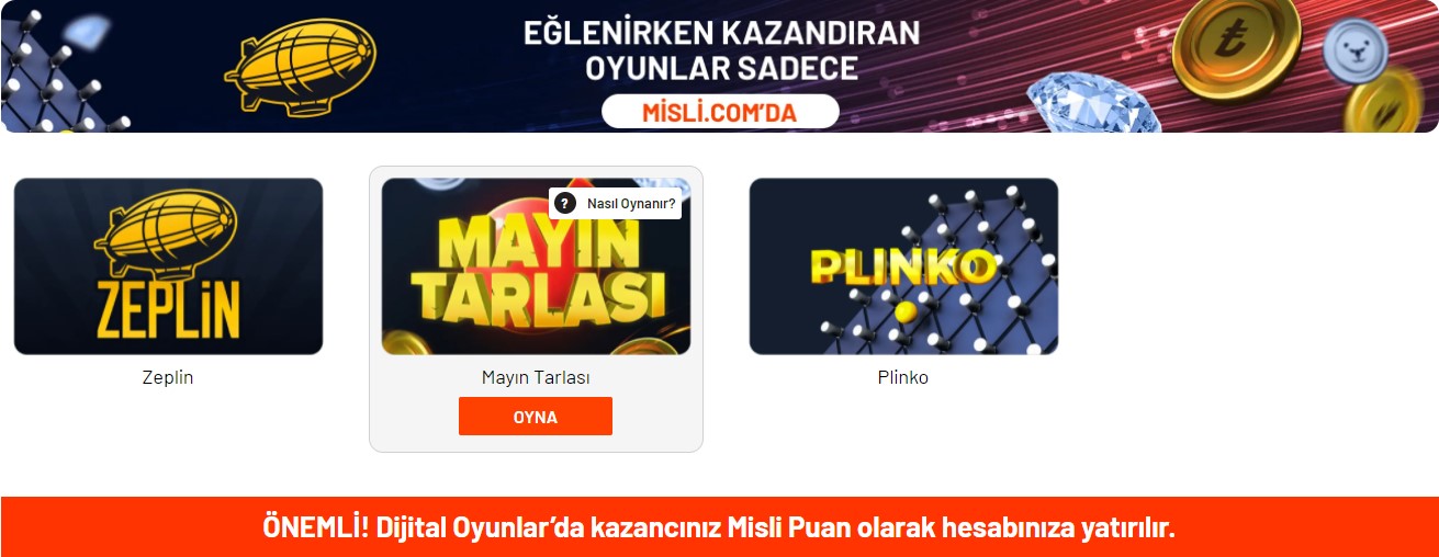 Misli Mayın Tarlası Oyunu